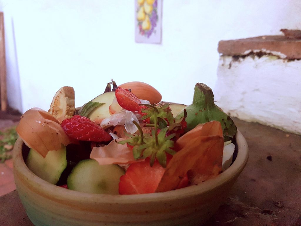 A picture of kitchen waste